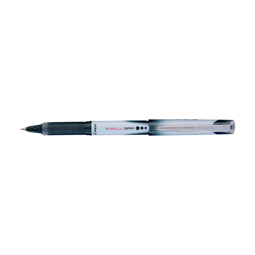 PILOT ΣΤΥΛΟ ΥΓΡΗΣ ΜΕΛΑΝΗΣ V-BALL GRIP 0.5mm ΜΑΥΡΟ 12 ΤΕΜΑΧΙΑ