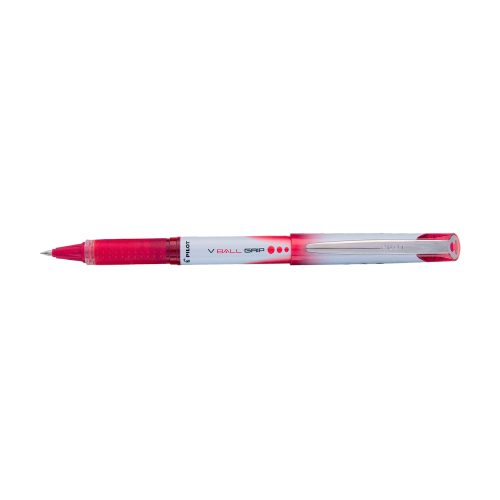 PILOT ΣΤΥΛΟ ΥΓΡΗΣ ΜΕΛΑΝΗΣ V-BALL GRIP 0.7mm ΚΟΚΚΙΝΟ 12 ΤΕΜΑΧΙΑ