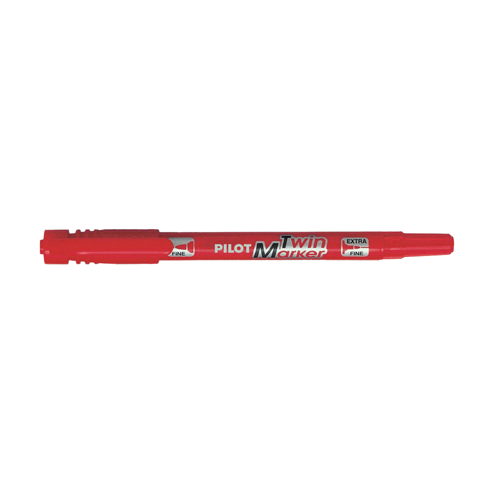 PILOT ΜΑΡΚΑΔΟΡΟΣ ΑΝΕΞΙΤΗΛΟΣ TWIN MARKER FINE ΚΟΚΚΙΝΟ BEGREEN 10 ΤΕΜΑΧΙΑ