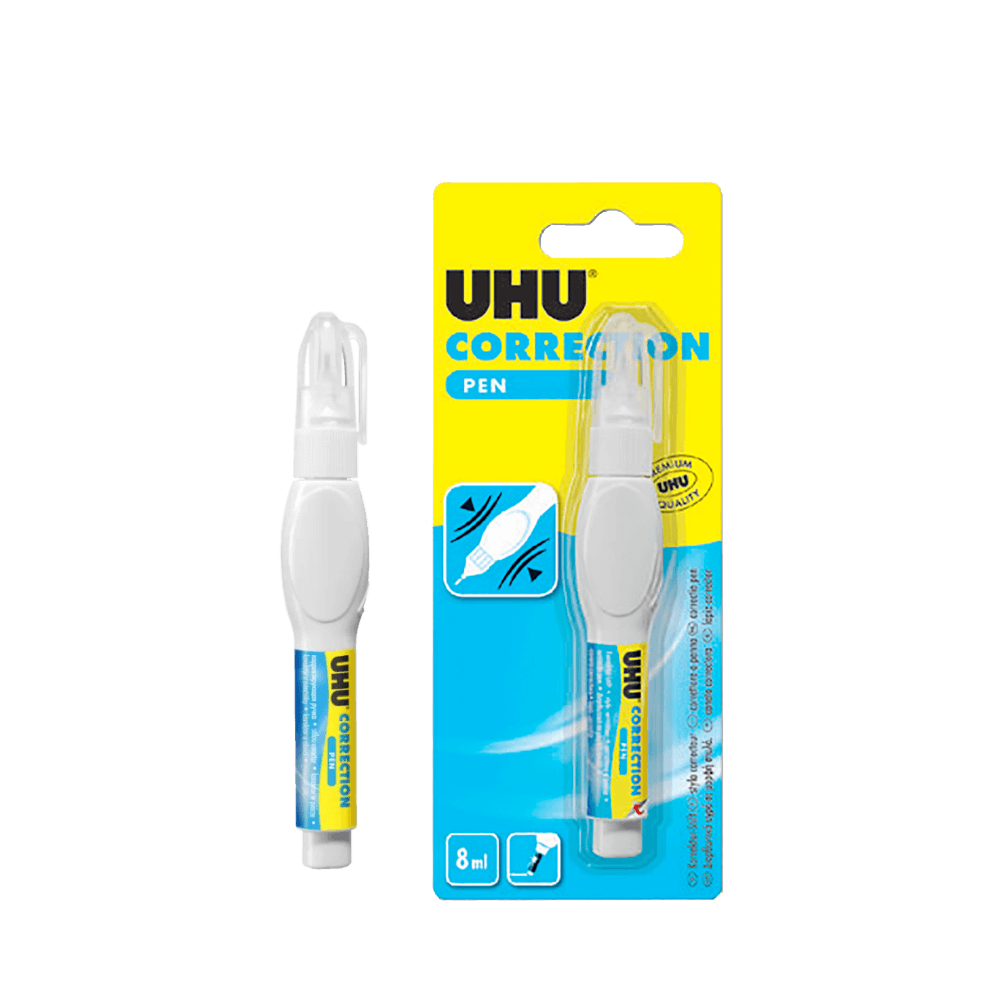 UHU ΔΙΟΡΘΩΤΙΚΟ ΣΤΥΛΟ ΥΓΡΟ BLISTER 8ml 12 ΤΕΜΑΧΙΑ