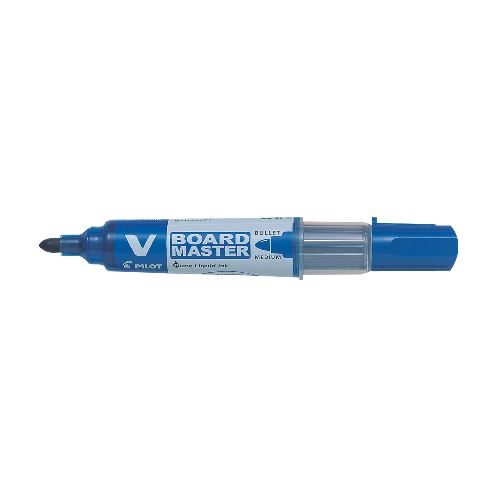 PILOT ΜΑΡΚΑΔΟΡΟΣ ΠΙΝΑΚΟΣ V-BOARD MASTER MEDIUM ΜΠΛΕ BEGREEN 10 ΤΕΜΑΧΙΑ