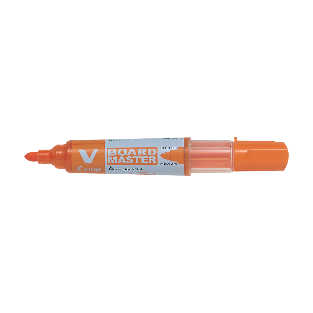 PILOT ΜΑΡΚΑΔΟΡΟΣ ΠΙΝΑΚΟΣ V-BOARD MASTER MEDIUM ΠΟΡΤΟΚΑΛΙ BEGREEN 10 ΤΕΜΑΧΙΑ