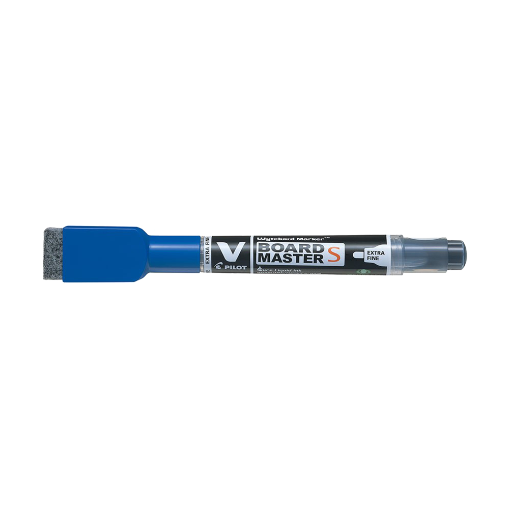 PILOT ΜΑΡΚΑΔΟΡΟΣ ΠΙΝΑΚΟΣ ΜΕ ΣΠΟΓΓΟ V-BOARD MASTER EXTRA FINE ΜΠΛΕ BEGREEN 10 ΤΕΜΑΧΙΑ