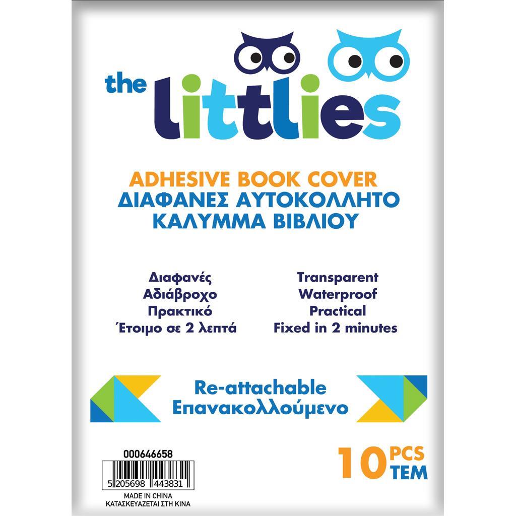 Αυτοκόλλητο Κάλυμμα Βιβλίου The littlies Διάφανο 10 Τμχ. 50x36 εκ.