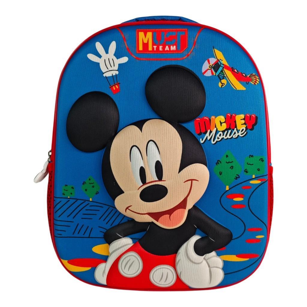 Σχολική Τσάντα Πλάτης Νηπίου Disney Mickey Mouse Must Team 3D Eva με 1 Θήκη