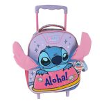 Σχολική Τσάντα Τρόλεϊ Νηπίου Disney Stitch Aloha Must Team 2 Θήκες