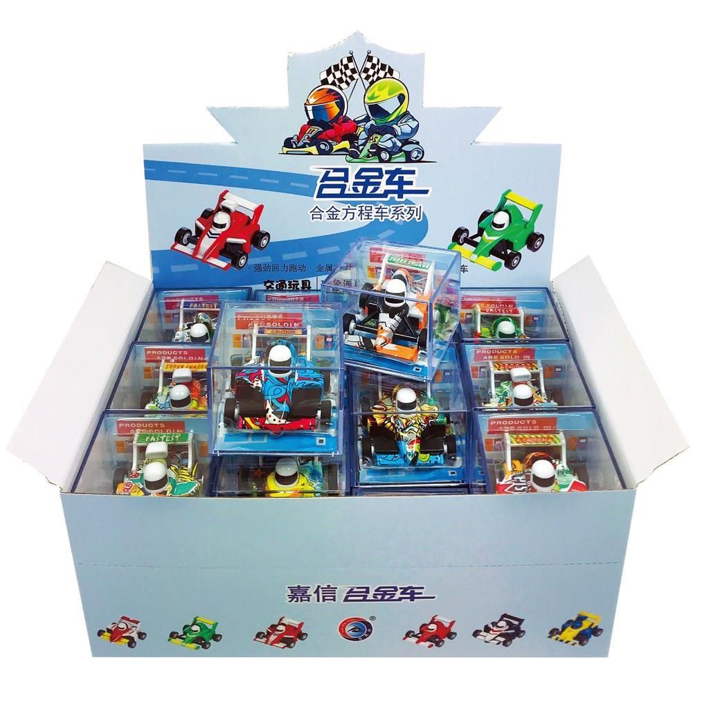 Όχημα Αγωνιστικό Pull Back Luna Toys Μεταλλικό 6x6x4,7 εκ. 9 σχέδια