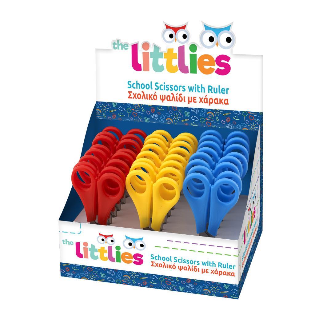 Ψαλίδι Σχολικό The littlies 13 εκ. με Χαρακάκι