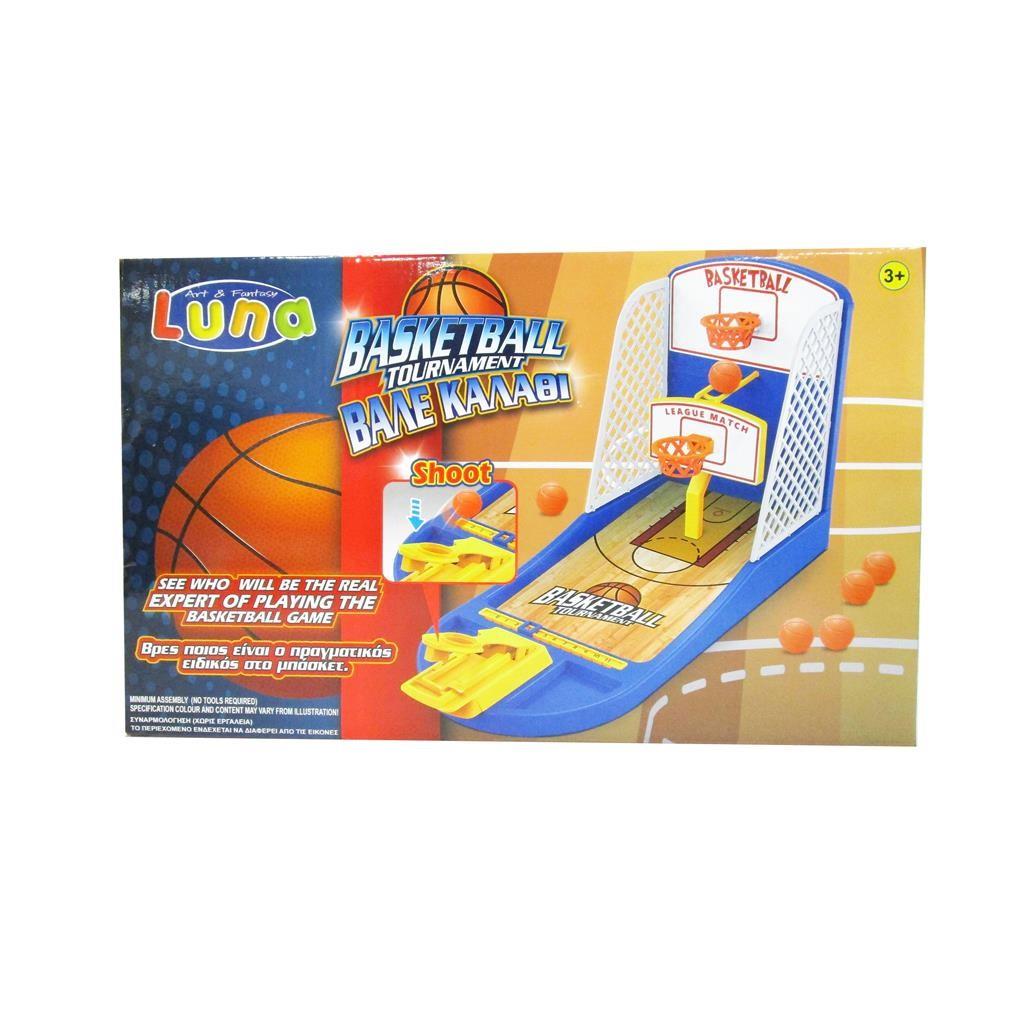 Επιτραπέζια Μπασκέτα Διπλή 38x23x5,5εκ. Luna Toys
