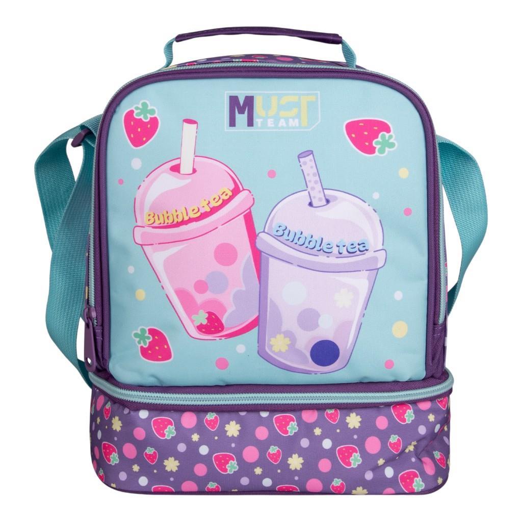 Τσαντάκι Φαγητού Ισοθερμικό Must Team Yummy Bubble Tea 2 Θήκες