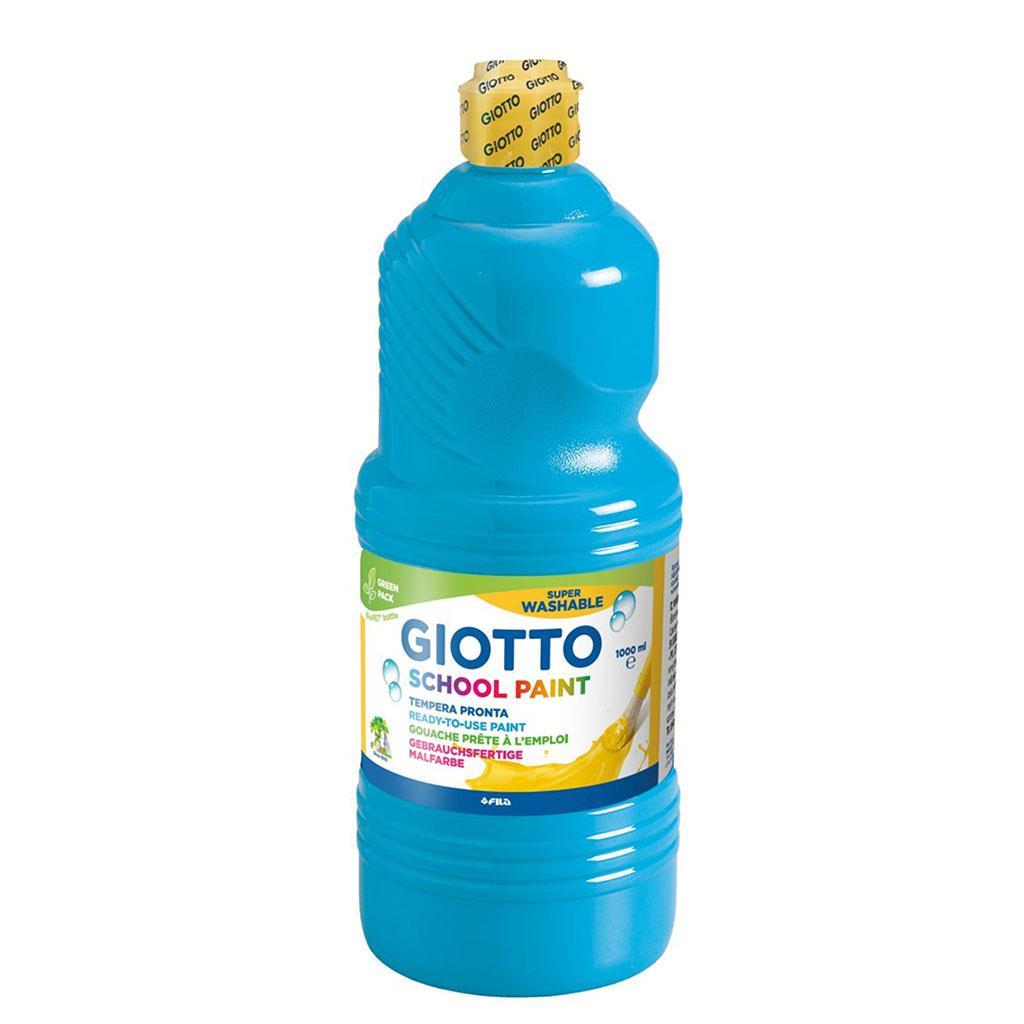 ΤΕΜΠΕΡΑ ΜΠΛΕ CYAN 1000ml ΣΧΟΛΙΚΗ GIOTTO