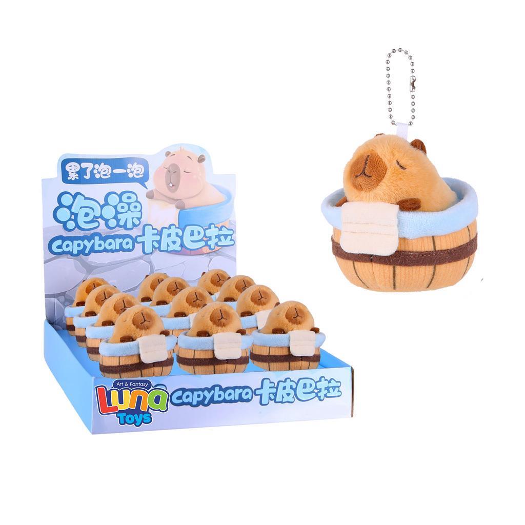ΛΟΥΤΡΙΝΟ ΚΡΕΜΑΣΤΟ CAPYBARA ΣΕ ΒΑΡΕΛΙ 9X9X9ΕΚ LUNA