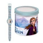 Ρολόι Χειρός Disney Frozen Αναλογικό σε μεταλλικό κουτί