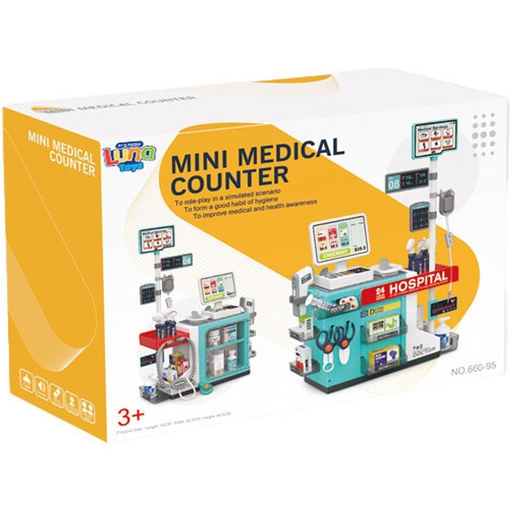 Ιατρείο 66,5εκ.Luna Toys με φως και ήxο 49τμχ.
