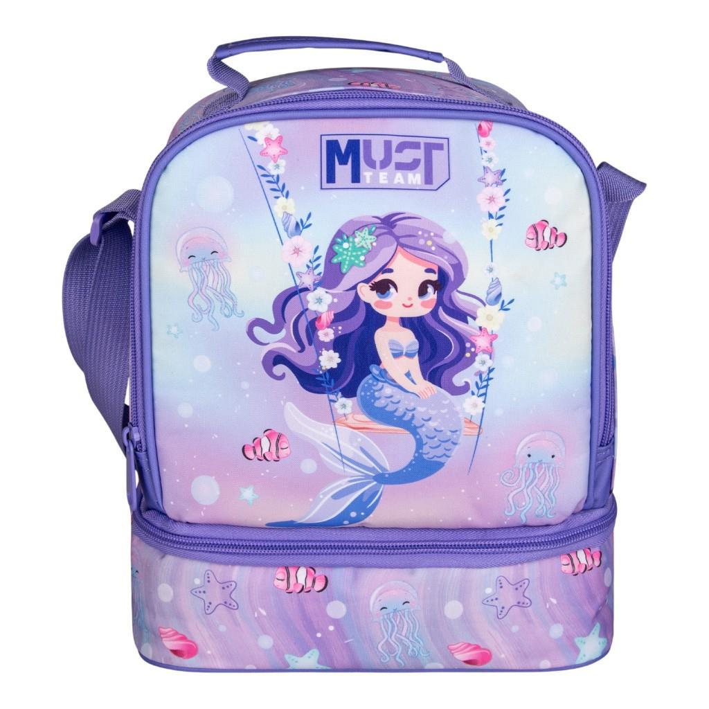 Τσαντάκι Φαγητού Ισοθερμικό Must Team Yummy Mermaid 2 Θήκες